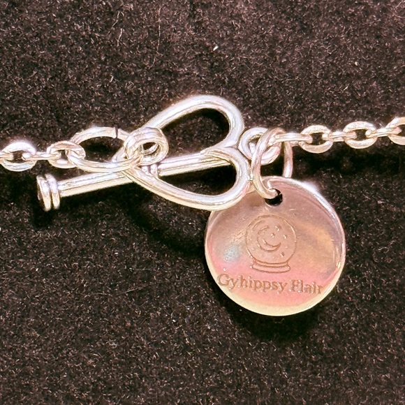 Artisan Heart Pendant w/Rubies, glass & crystal Necklace Set - Picture 10 of 11